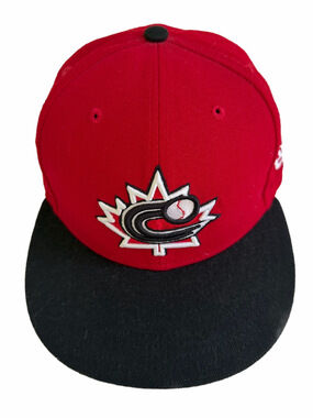 World Baseball Classic Team Canada New Era Baseball Fitted Hat Size 7 1/2 EUC